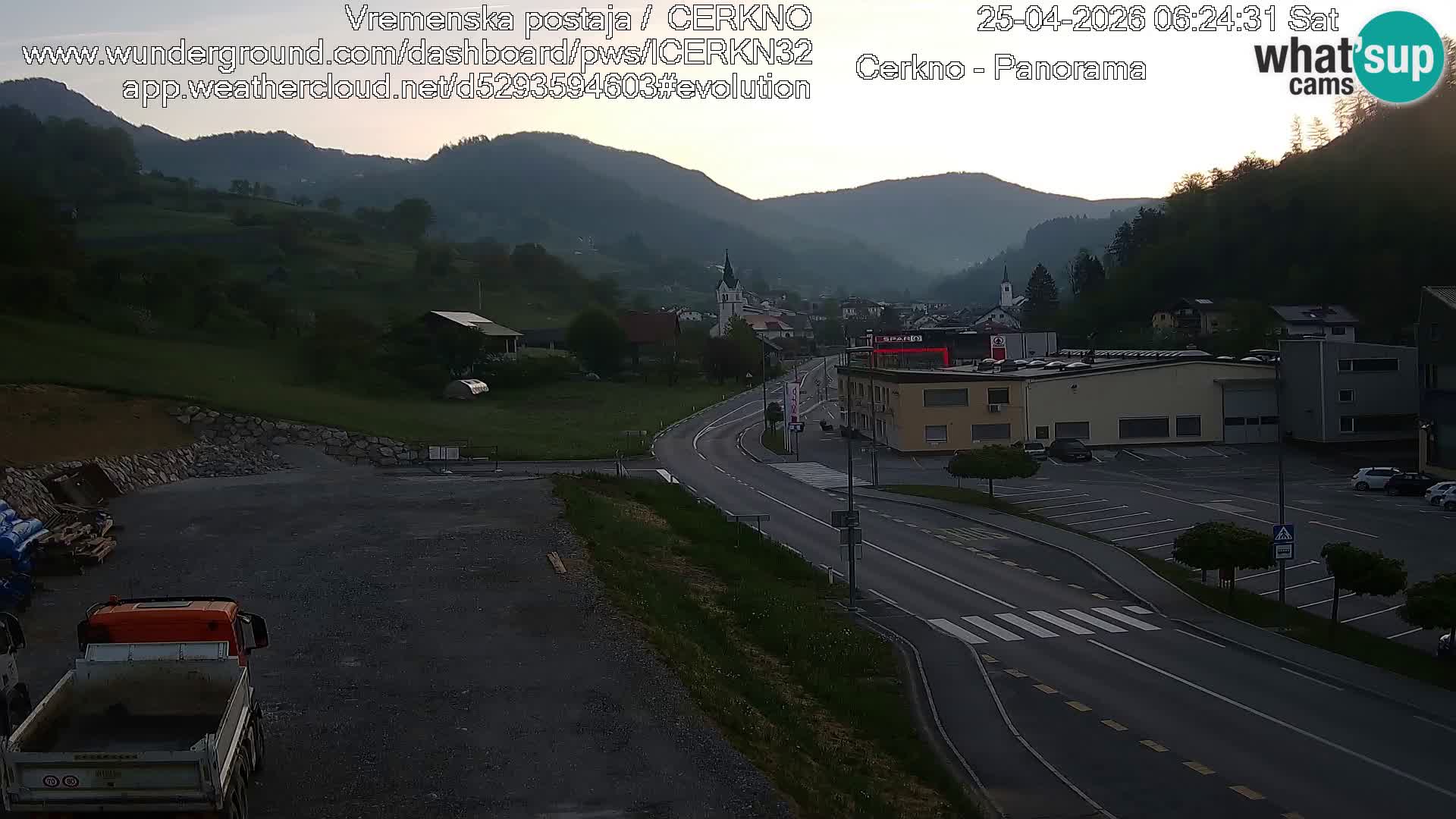 Cerkno Stadteingang Live-Webcam