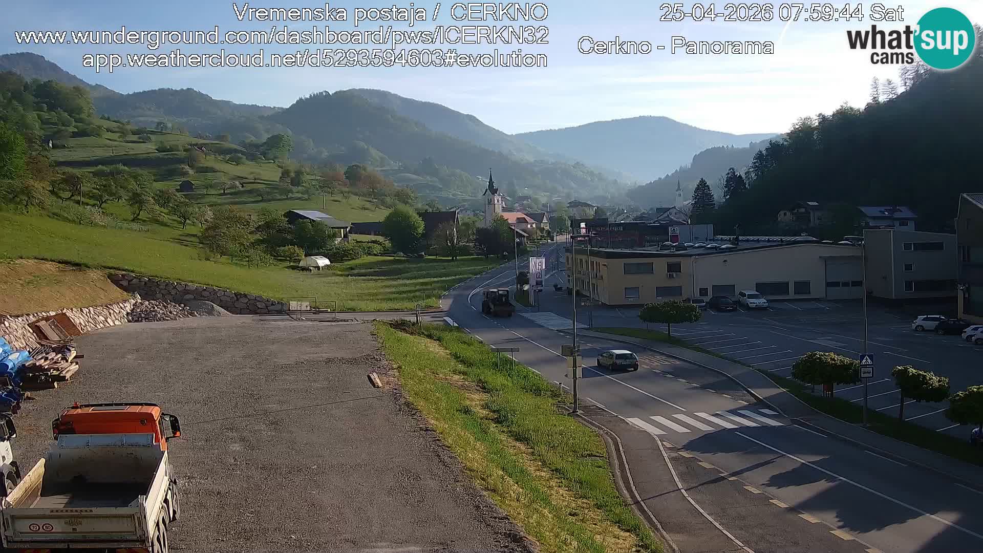 Cerkno ulaz u grad – Kamera uživo