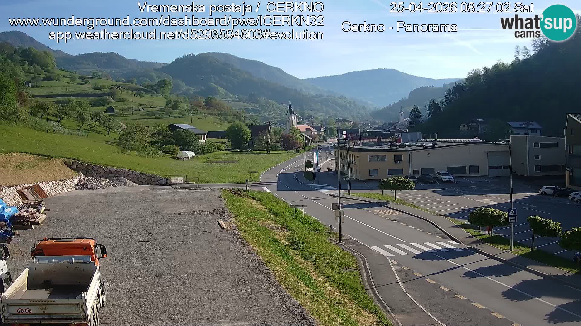 Webcam Ingresso Città di Cerkno