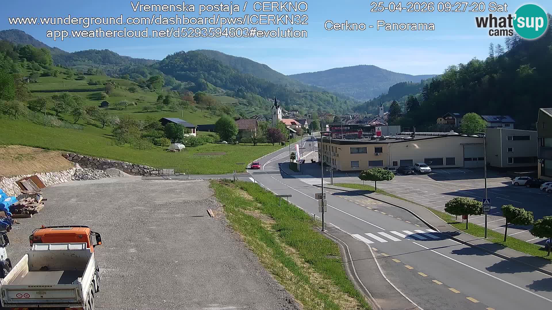 Cerkno Stadteingang Live-Webcam