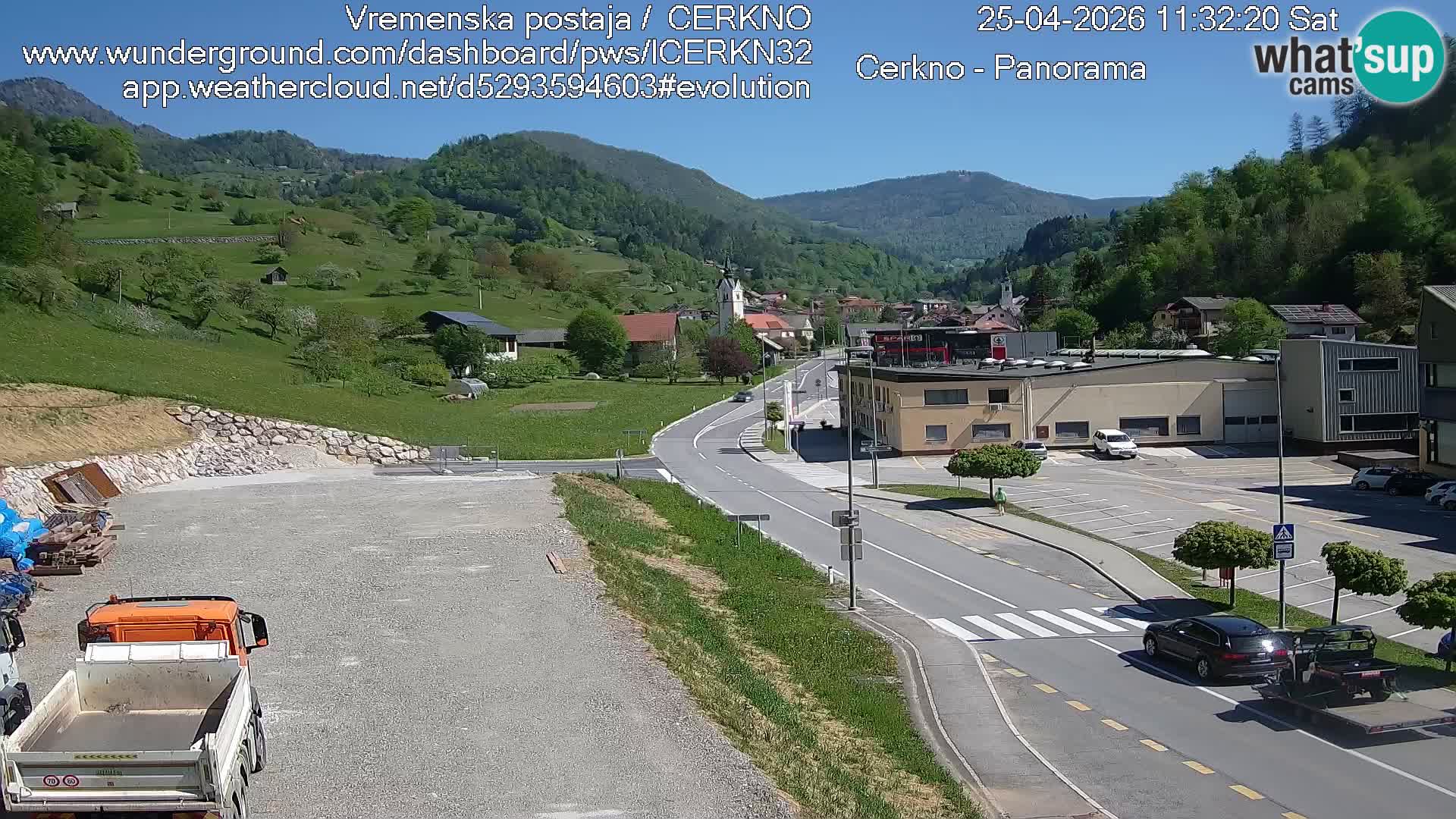 Cerkno Stadteingang Live-Webcam