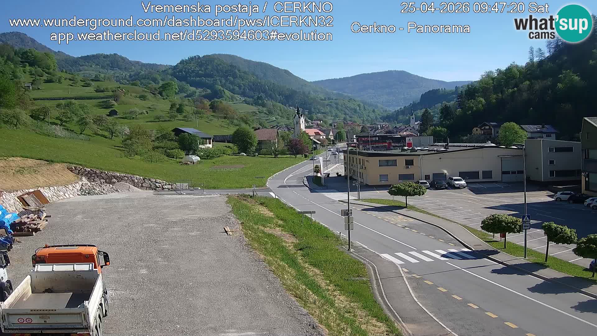 Cerkno Stadteingang Live-Webcam