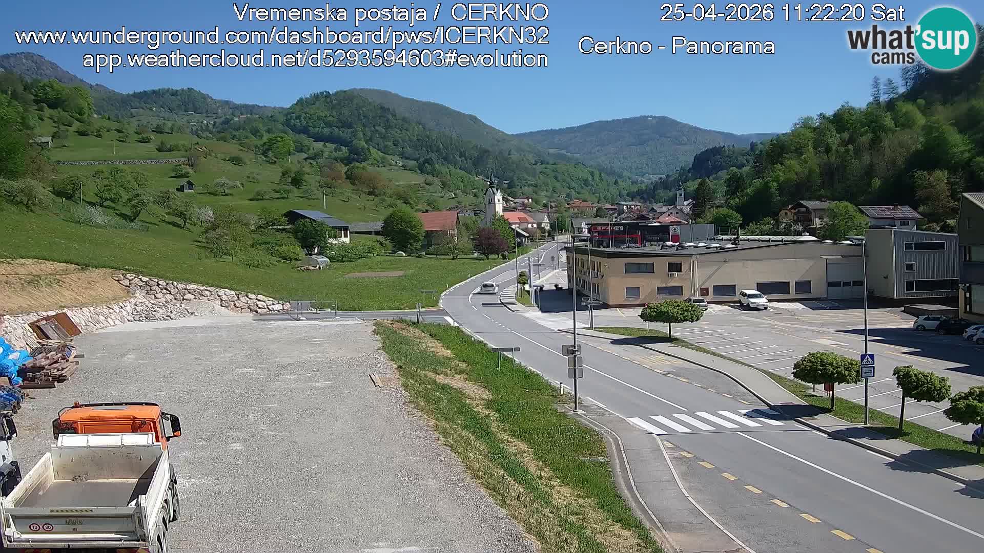 Webcam Ingresso Città di Cerkno