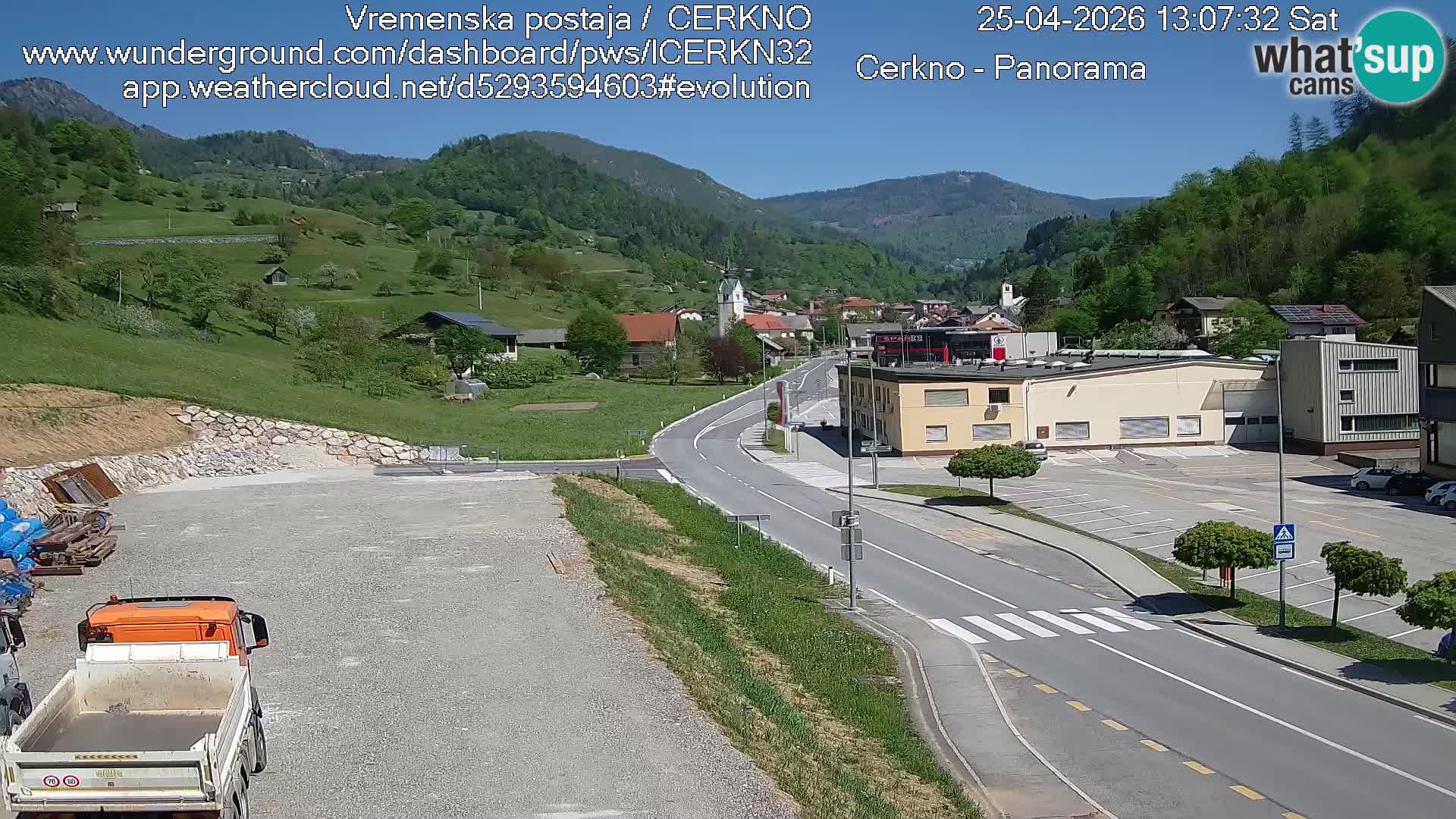 Webcam Ingresso Città di Cerkno