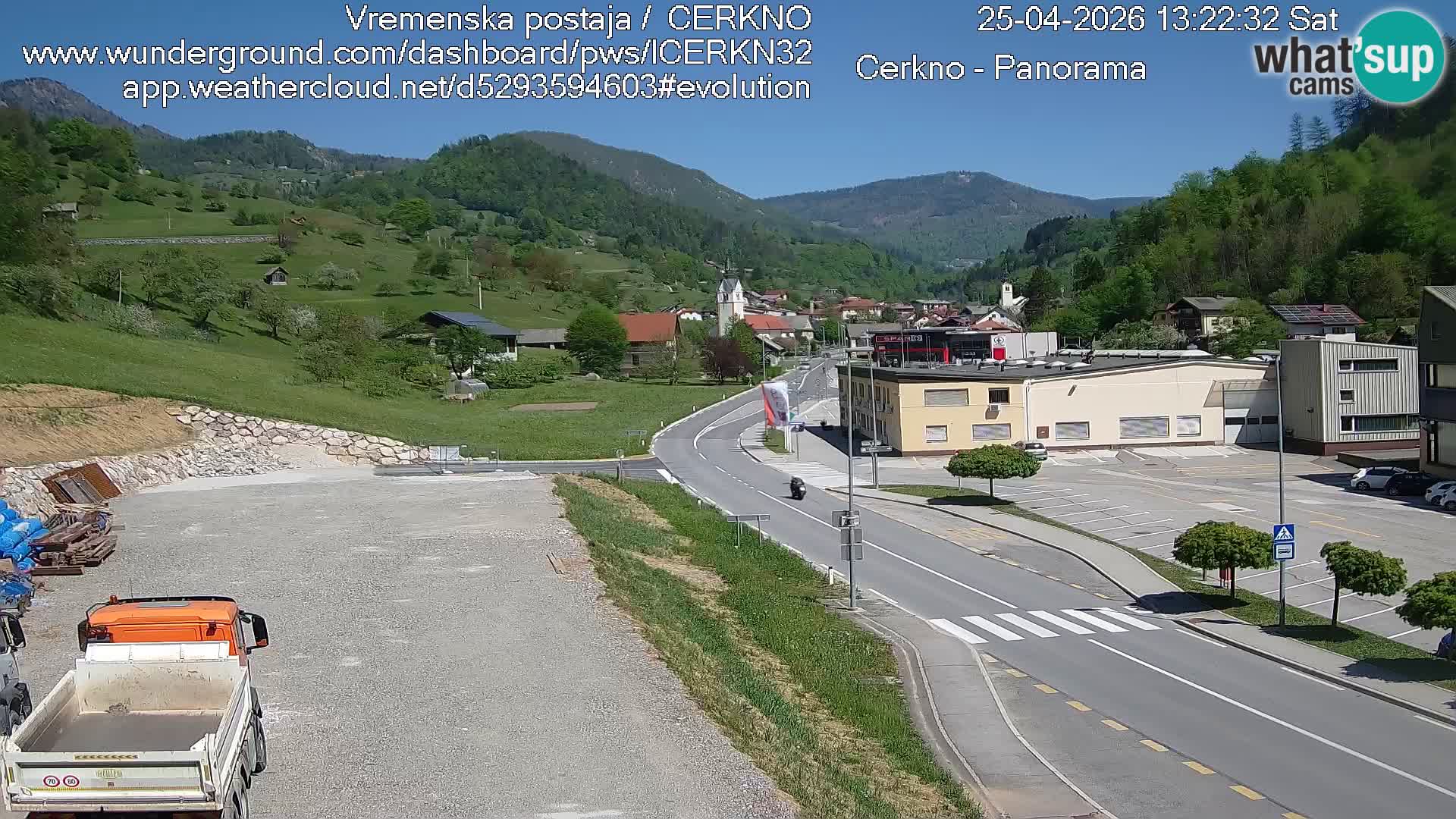 Cerkno ulaz u grad – Kamera uživo