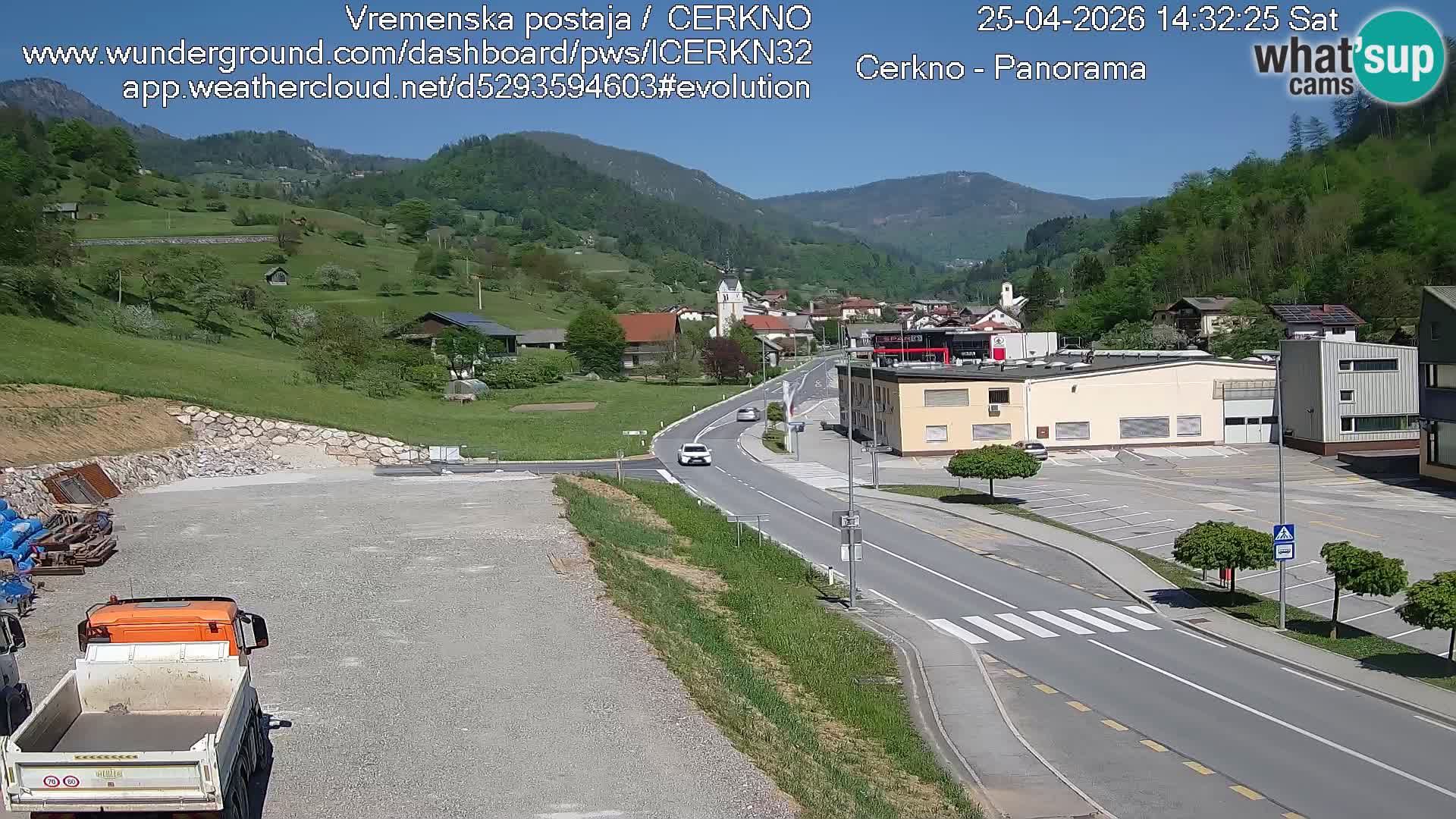 Webcam Ingresso Città di Cerkno