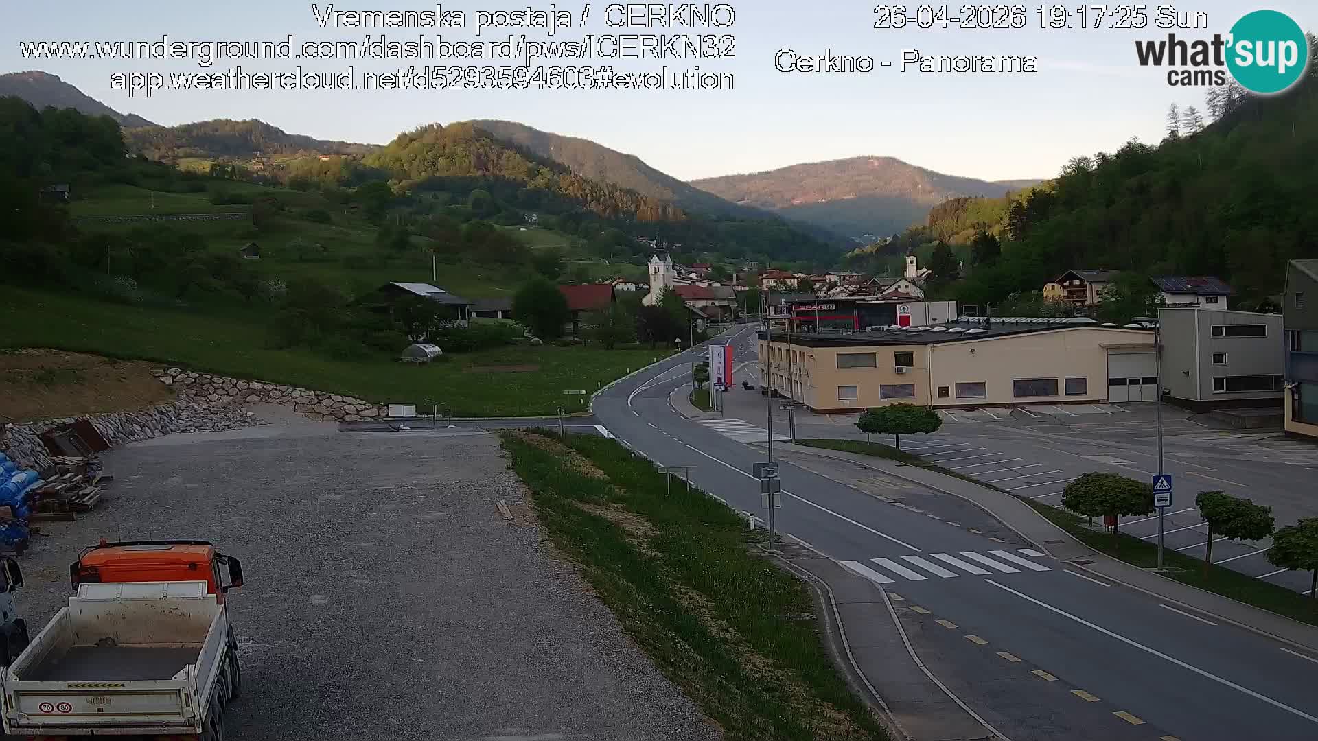 Webcam Ingresso Città di Cerkno
