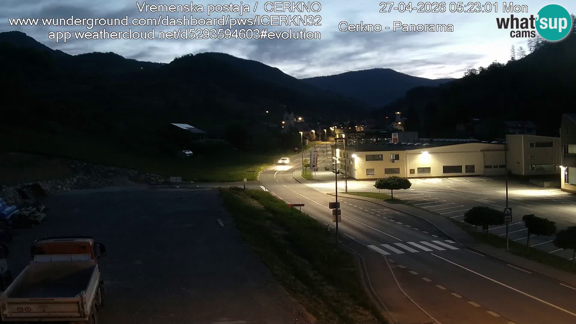 Cerkno Stadteingang Live-Webcam