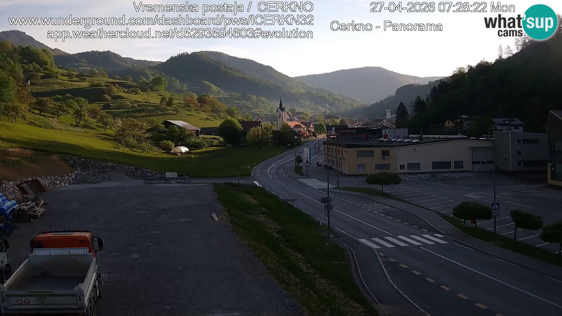 Cerkno Stadteingang Live-Webcam