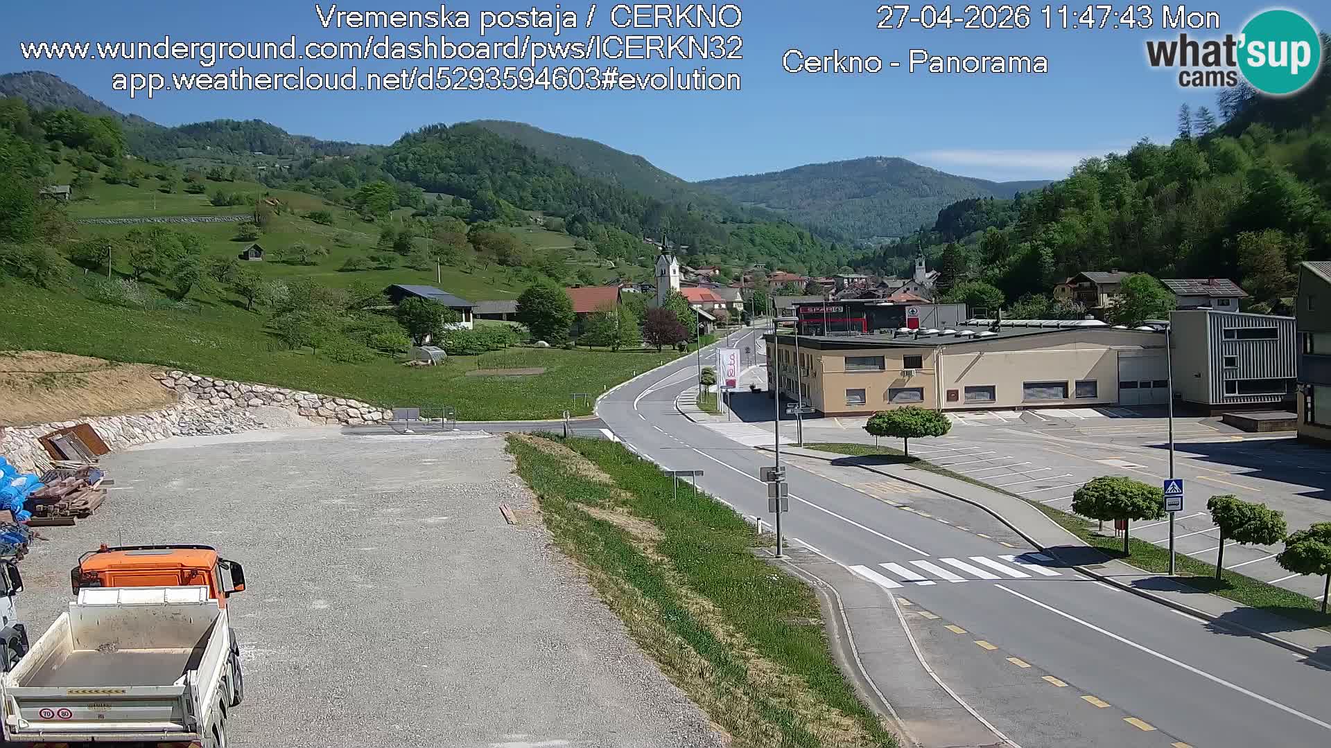 Cerkno Stadteingang Live-Webcam