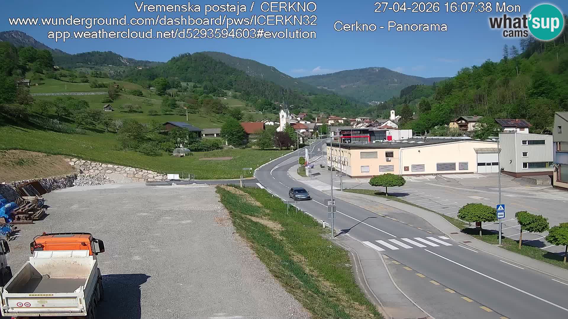 Cerkno Stadteingang Live-Webcam