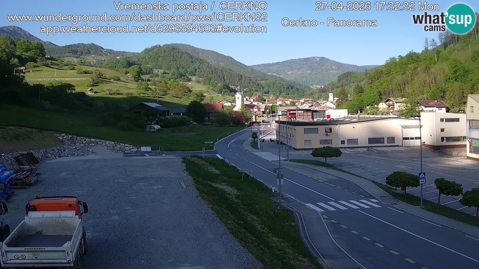 Cerkno Stadteingang Live-Webcam