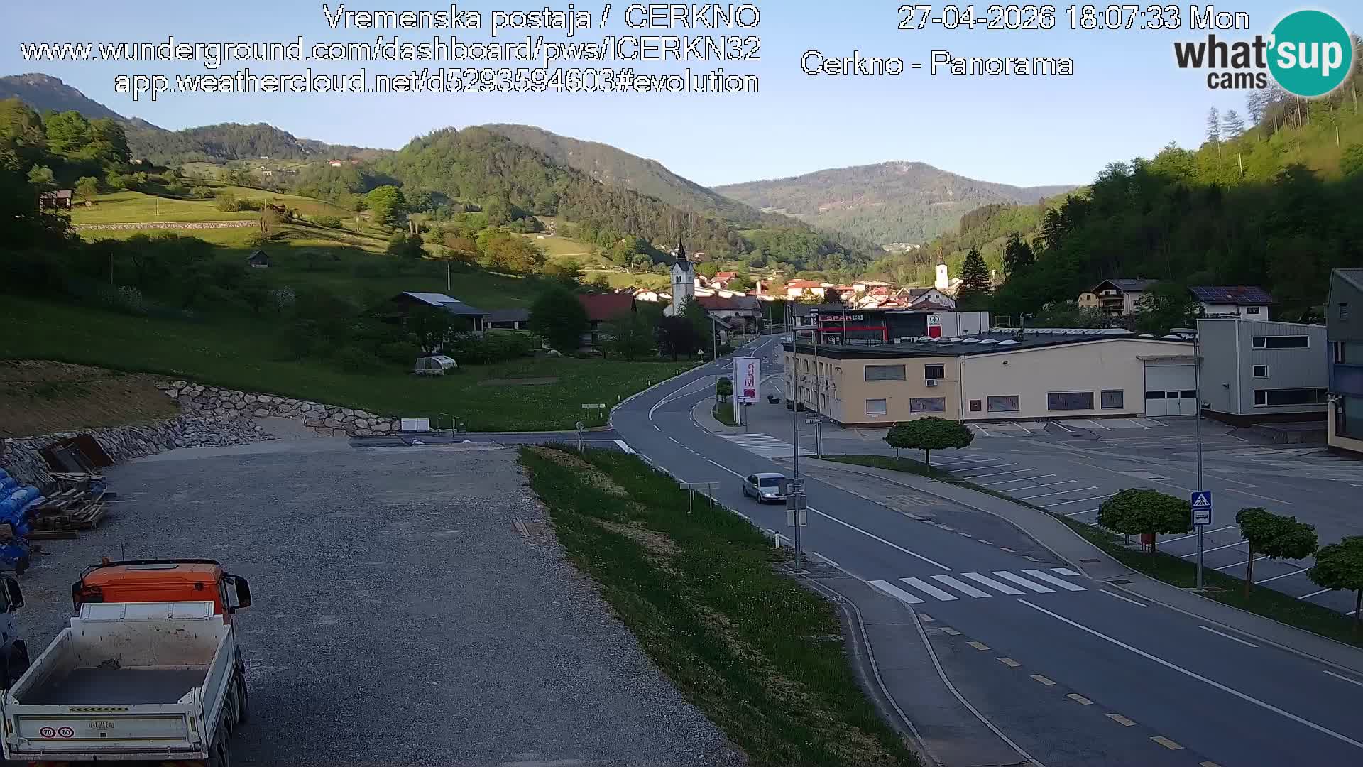 Webcam Ingresso Città di Cerkno