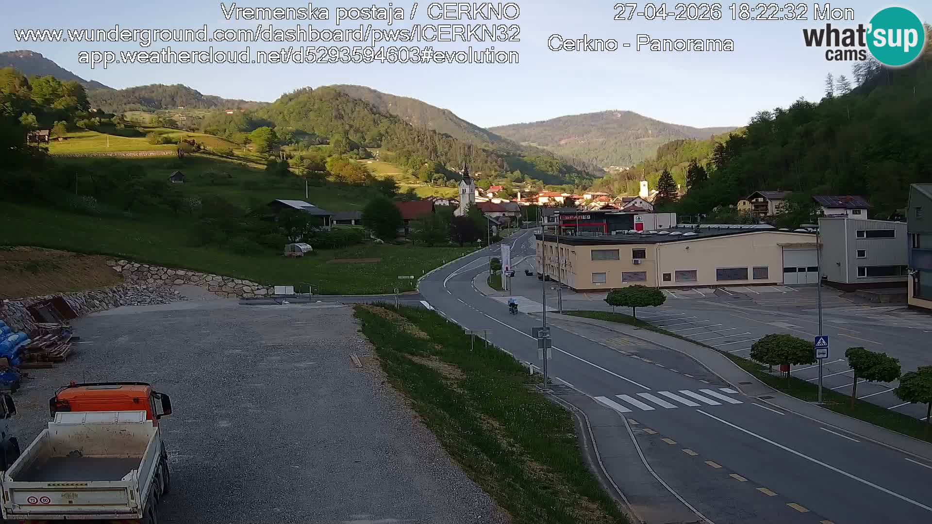 Cerkno ulaz u grad – Kamera uživo