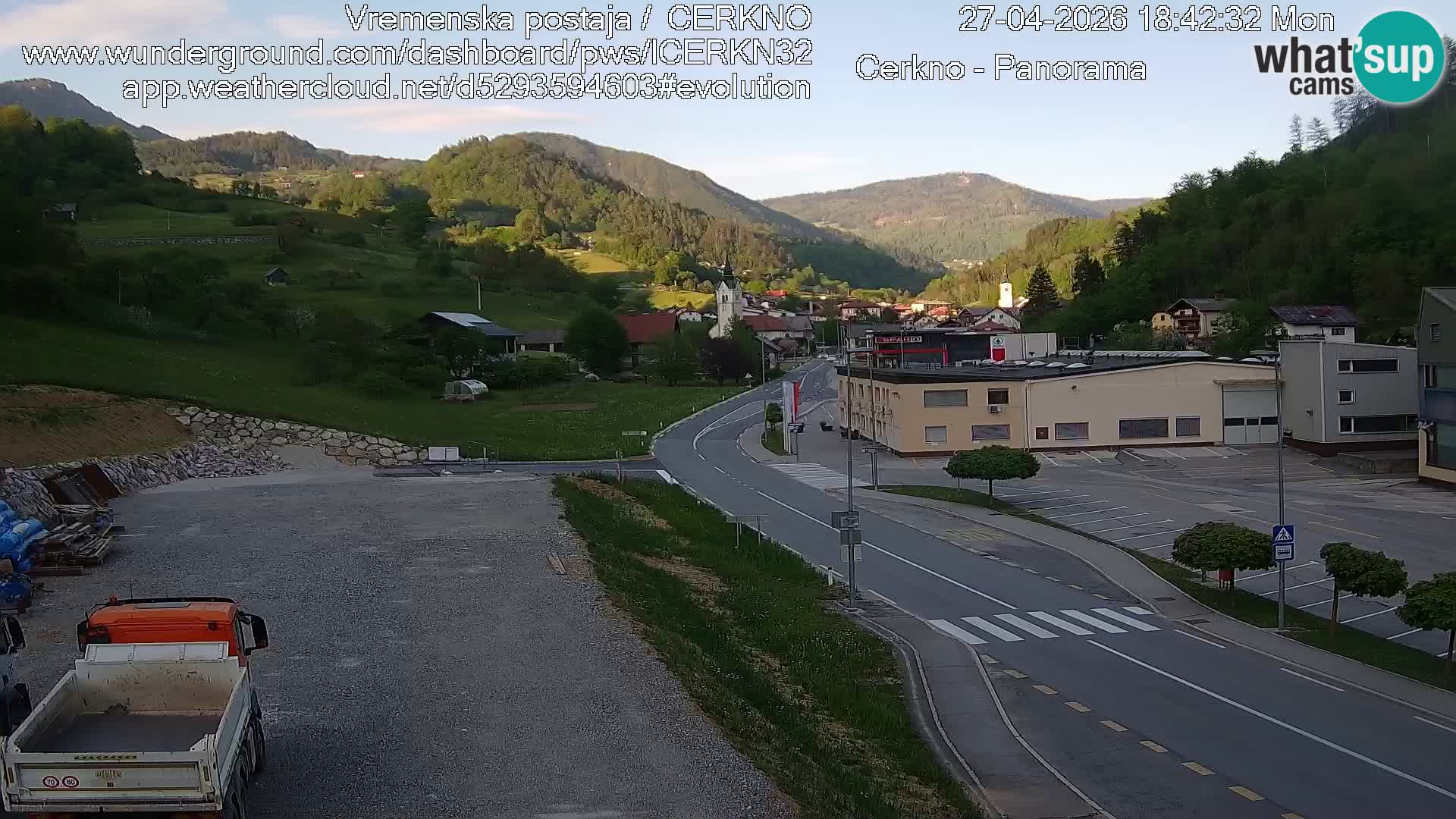 Webcam Ingresso Città di Cerkno