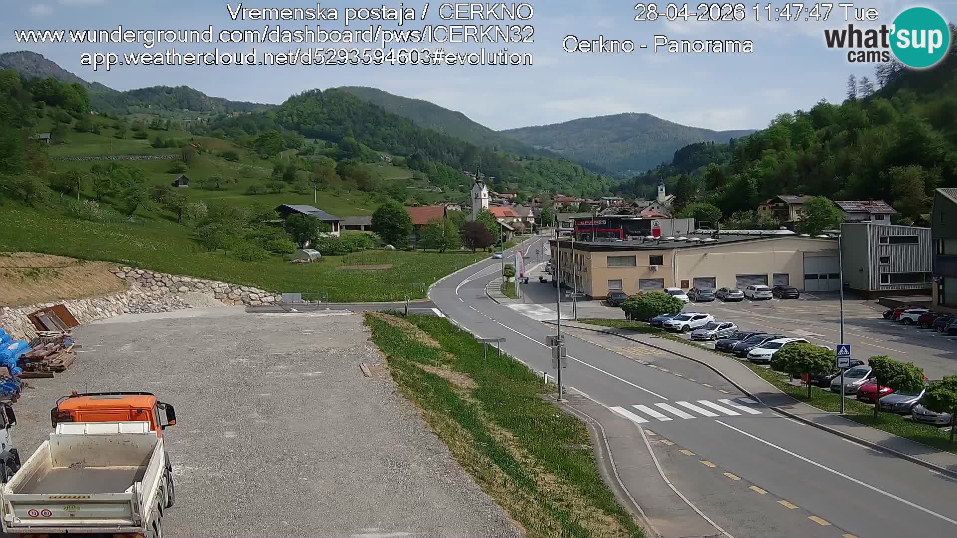 Cerkno Stadteingang Live-Webcam