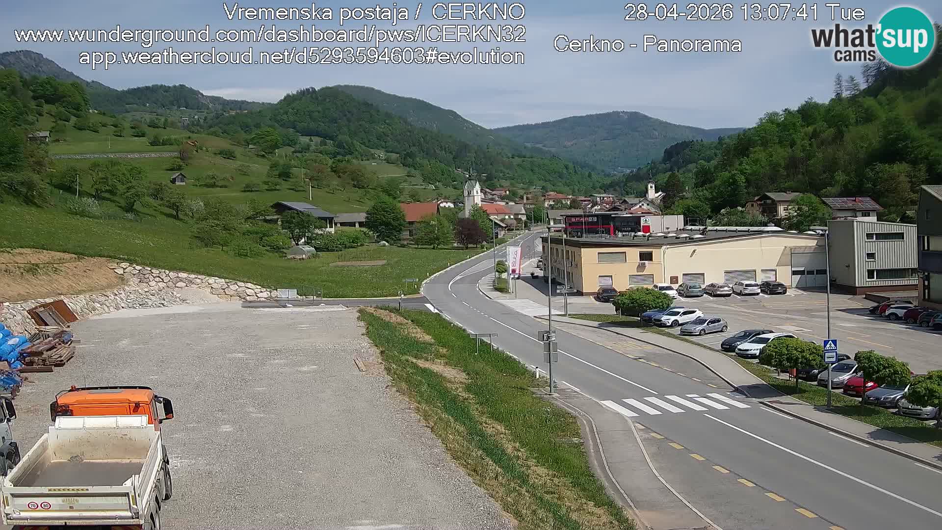 Webcam Ingresso Città di Cerkno