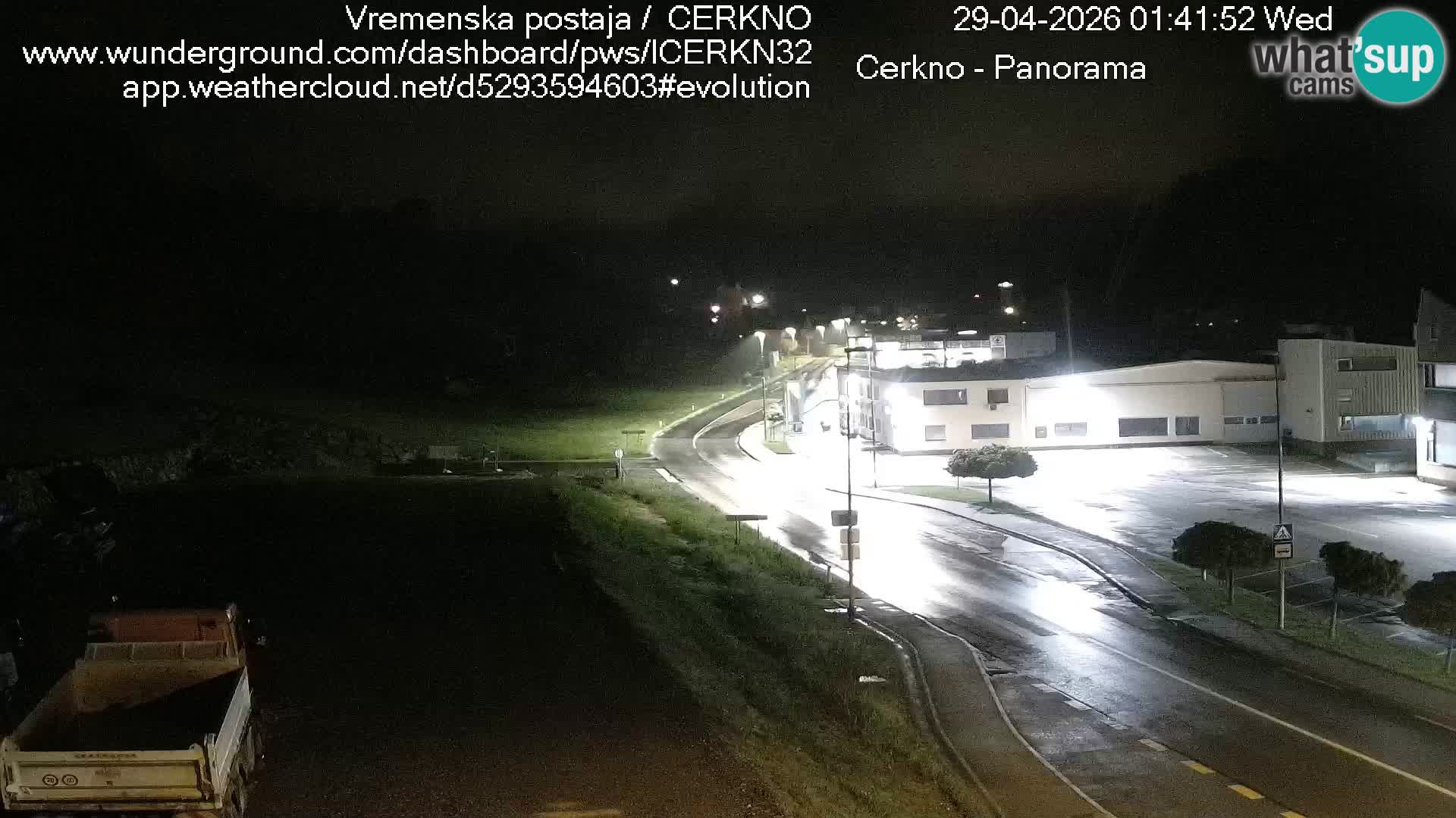 Cerkno entrada a la ciudad Webcam en vivo