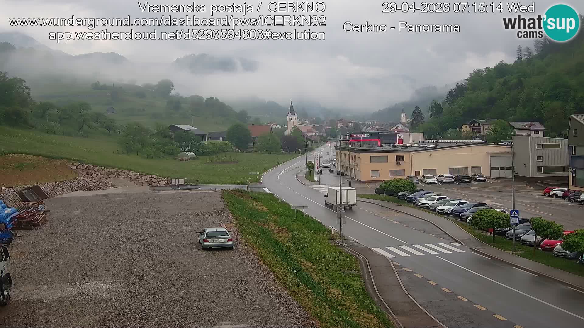 Cerkno Stadteingang Live-Webcam