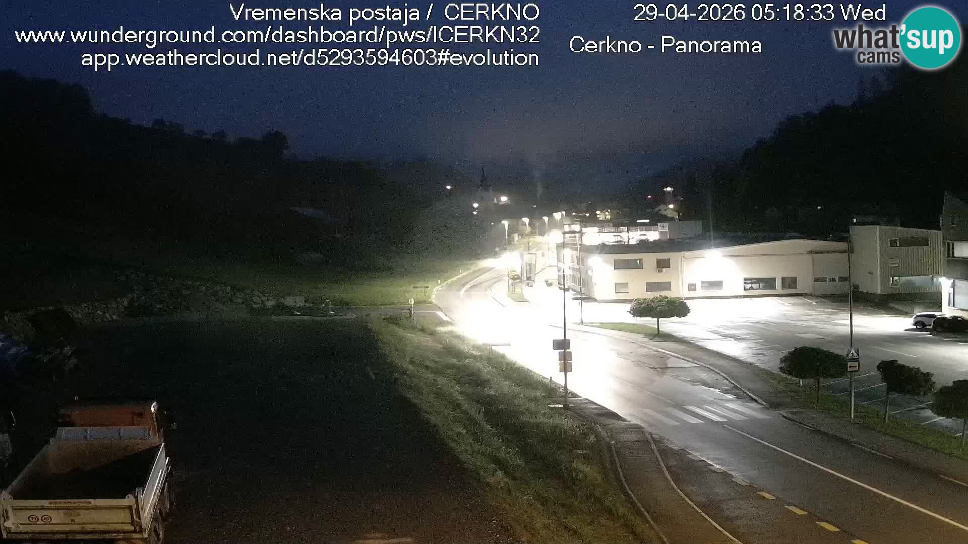 Cerkno ulaz u grad – Kamera uživo