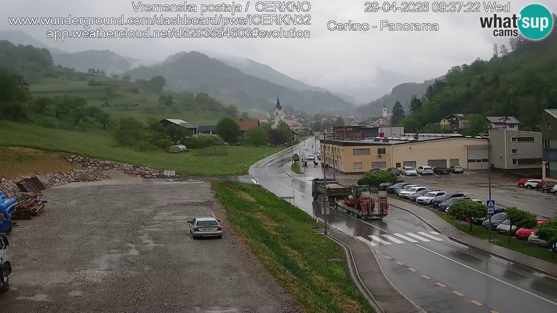 Webcam Ingresso Città di Cerkno
