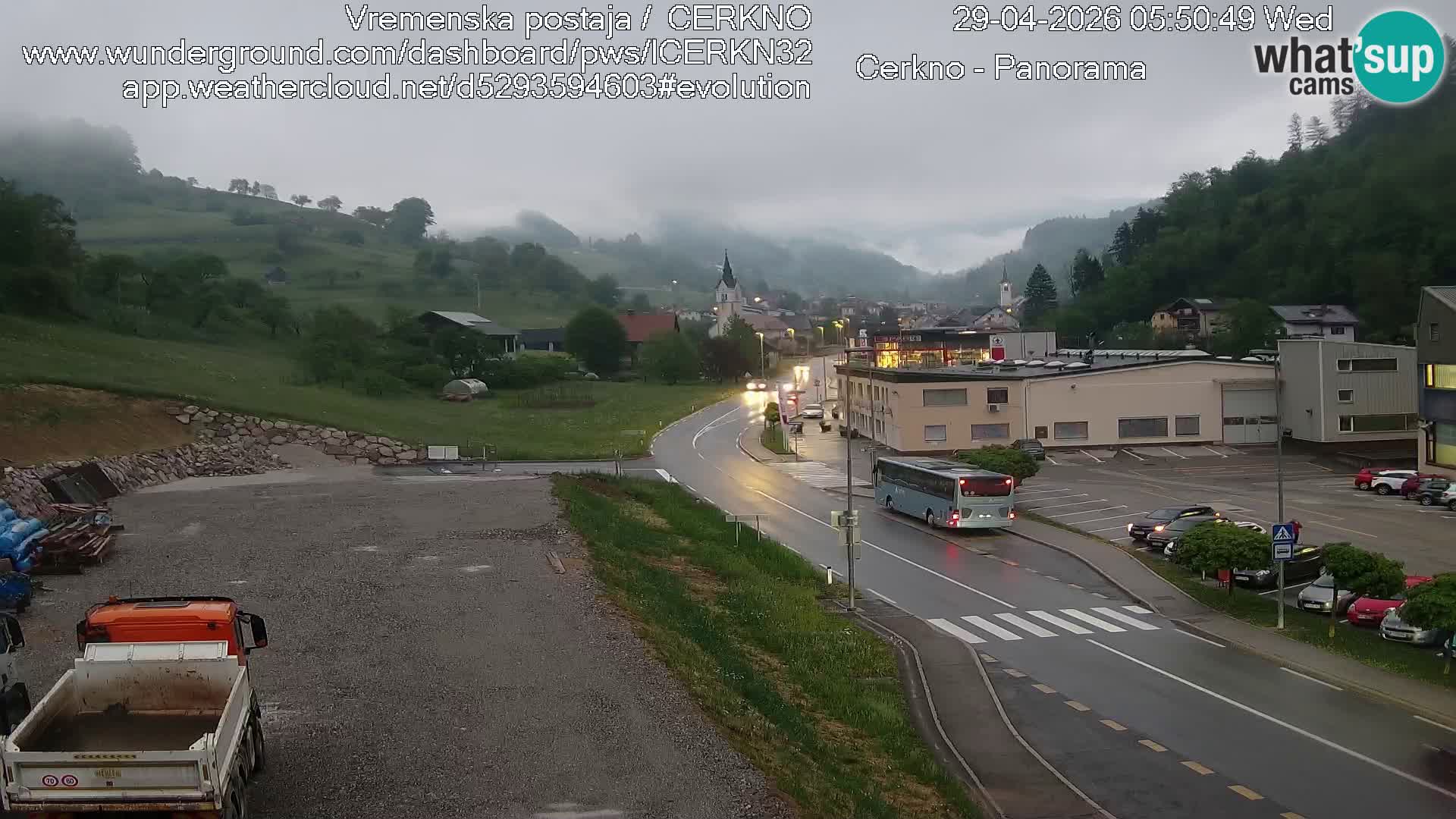 Cerkno ulaz u grad – Kamera uživo