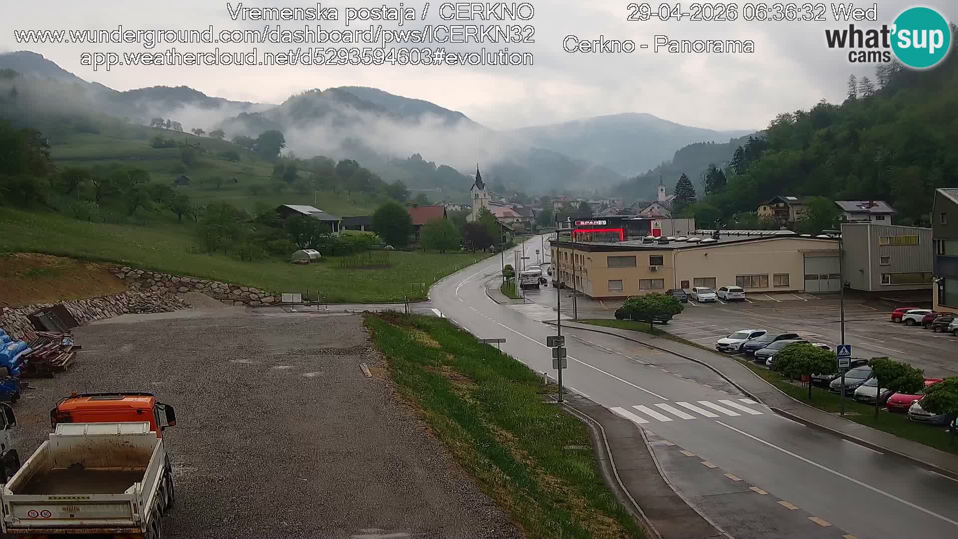 Webcam Ingresso Città di Cerkno