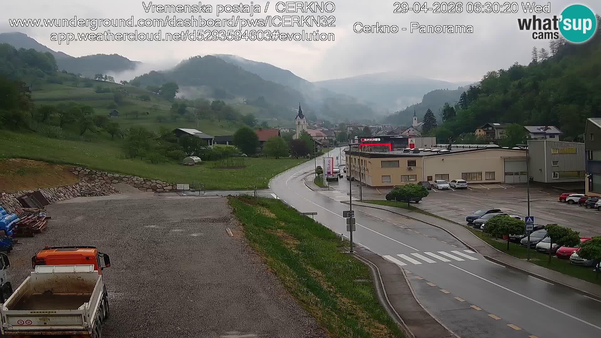 Cerkno Stadteingang Live-Webcam
