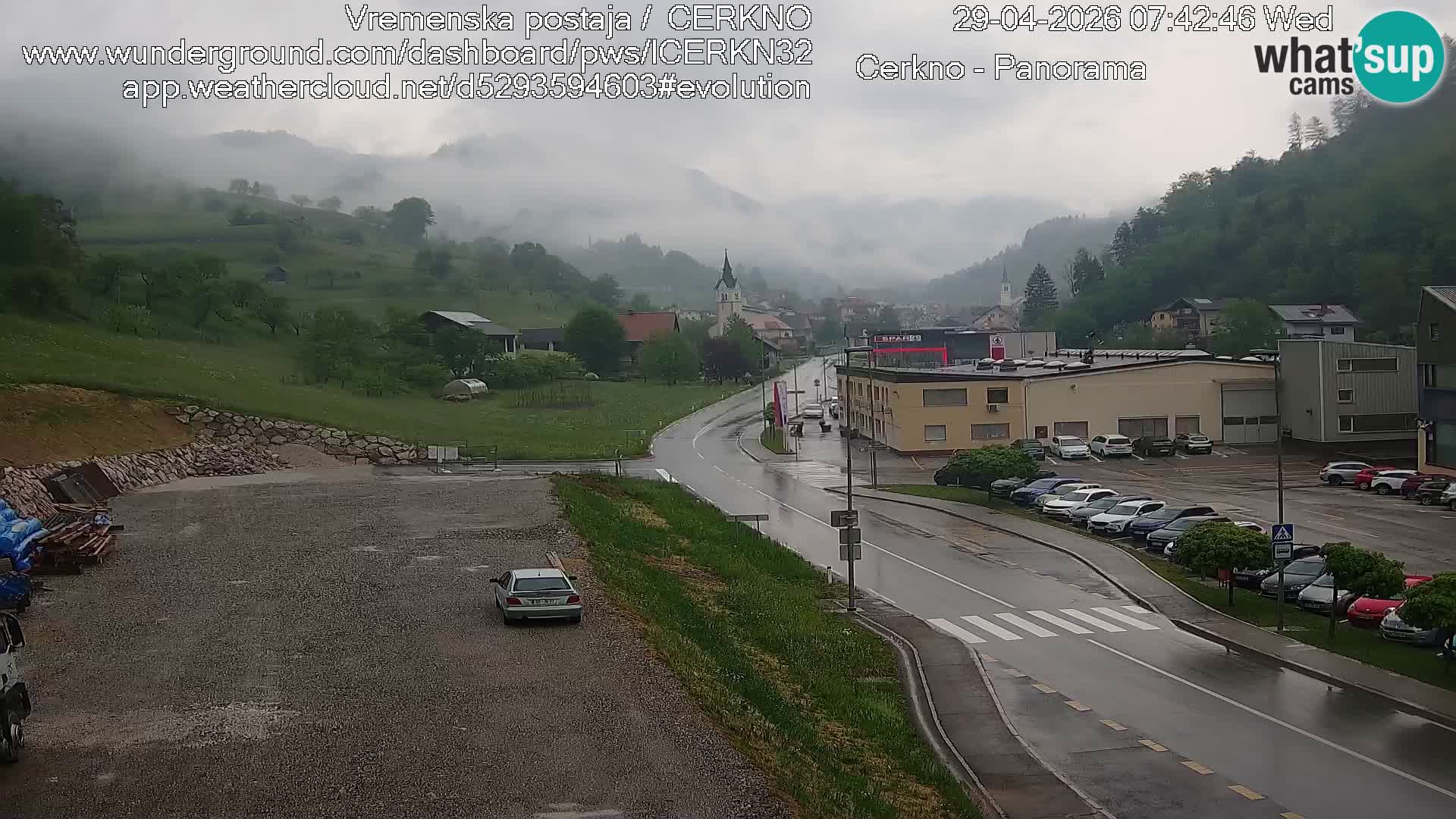 Webcam Ingresso Città di Cerkno