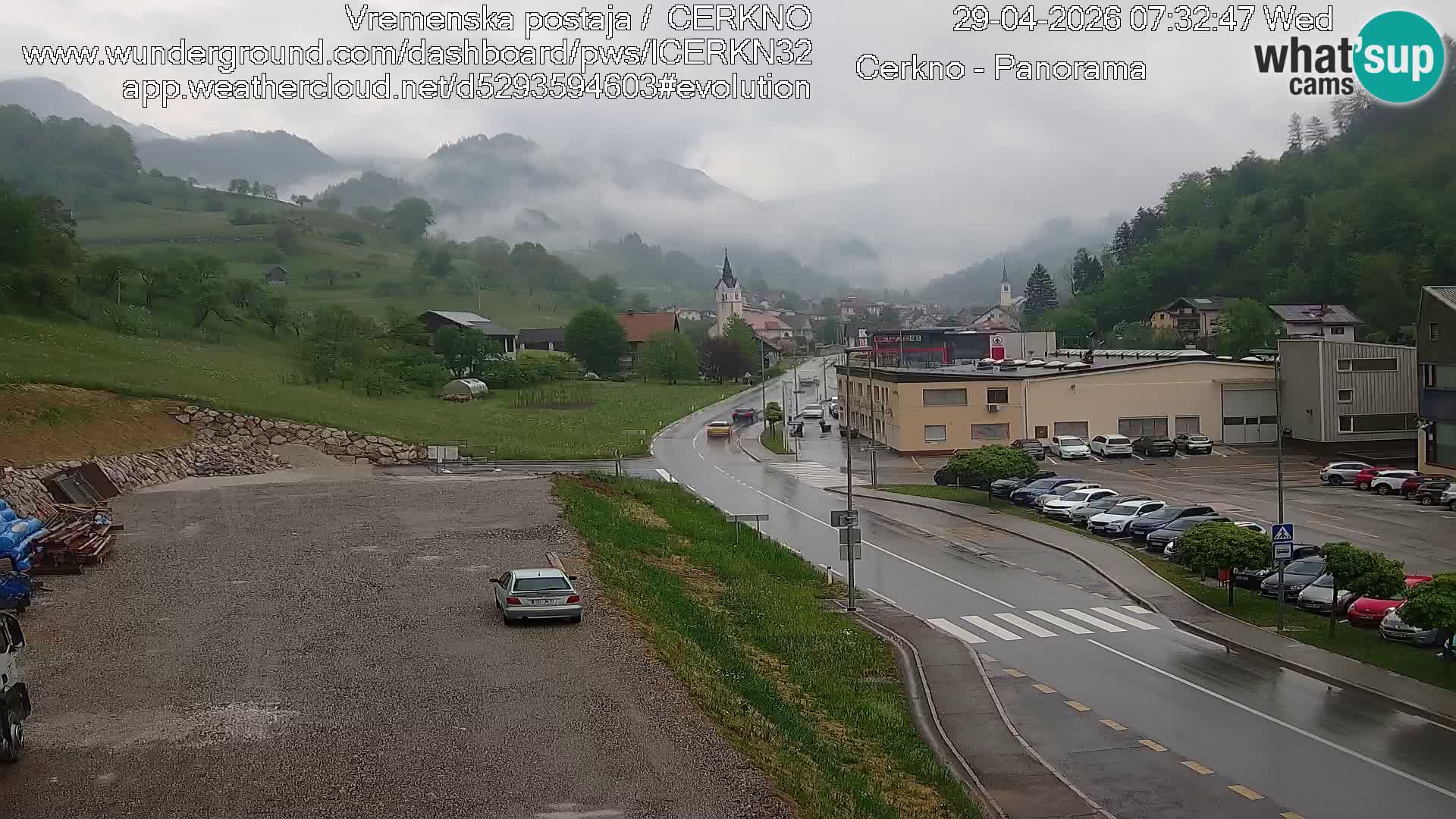 Webcam Ingresso Città di Cerkno