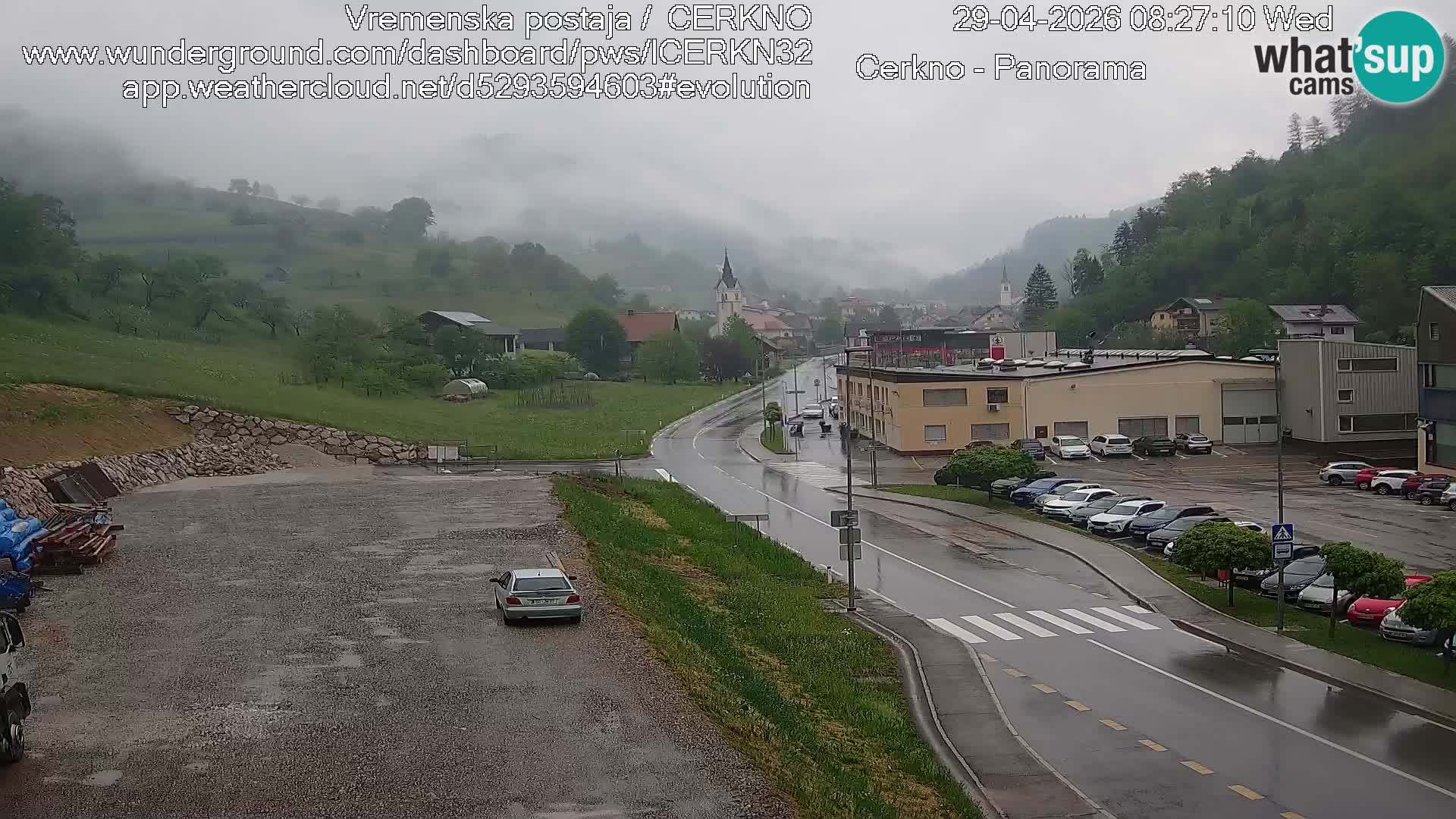 Cerkno Stadteingang Live-Webcam