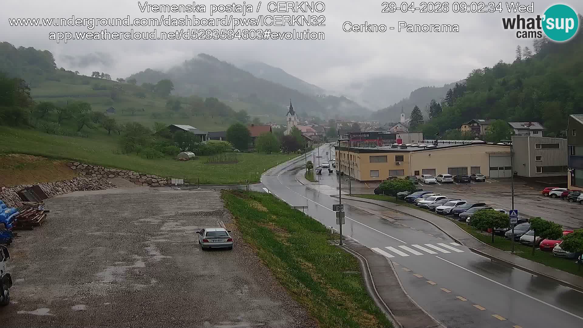 Webcam Ingresso Città di Cerkno
