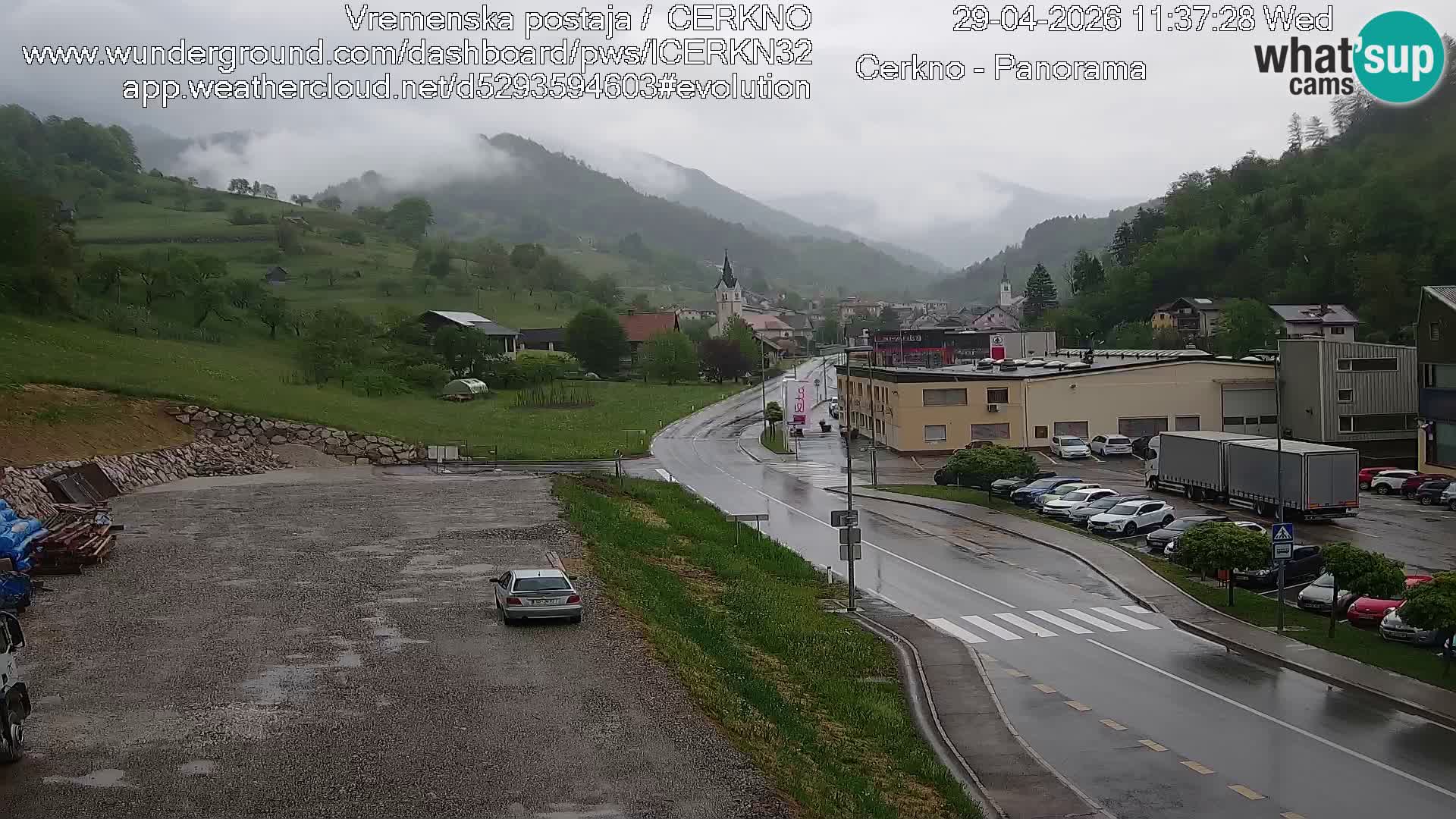 Cerkno Stadteingang Live-Webcam