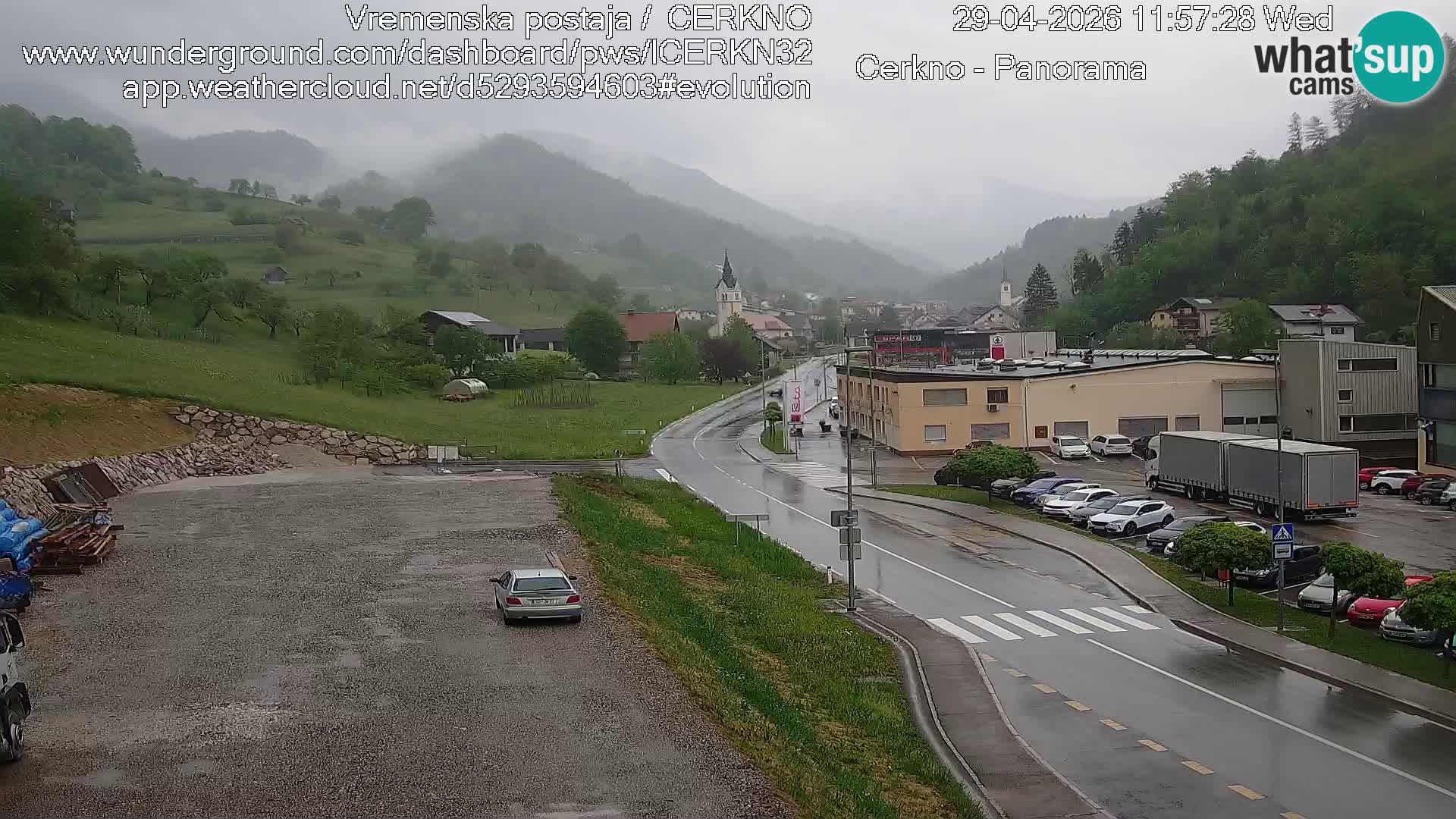 Cerkno Stadteingang Live-Webcam