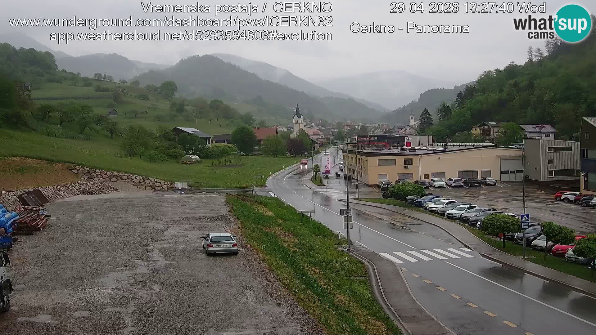 Cerkno ulaz u grad – Kamera uživo