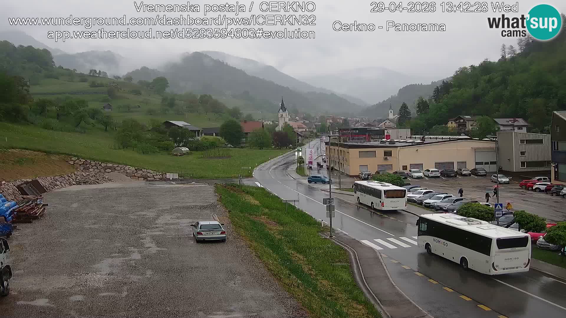 Cerkno ulaz u grad – Kamera uživo