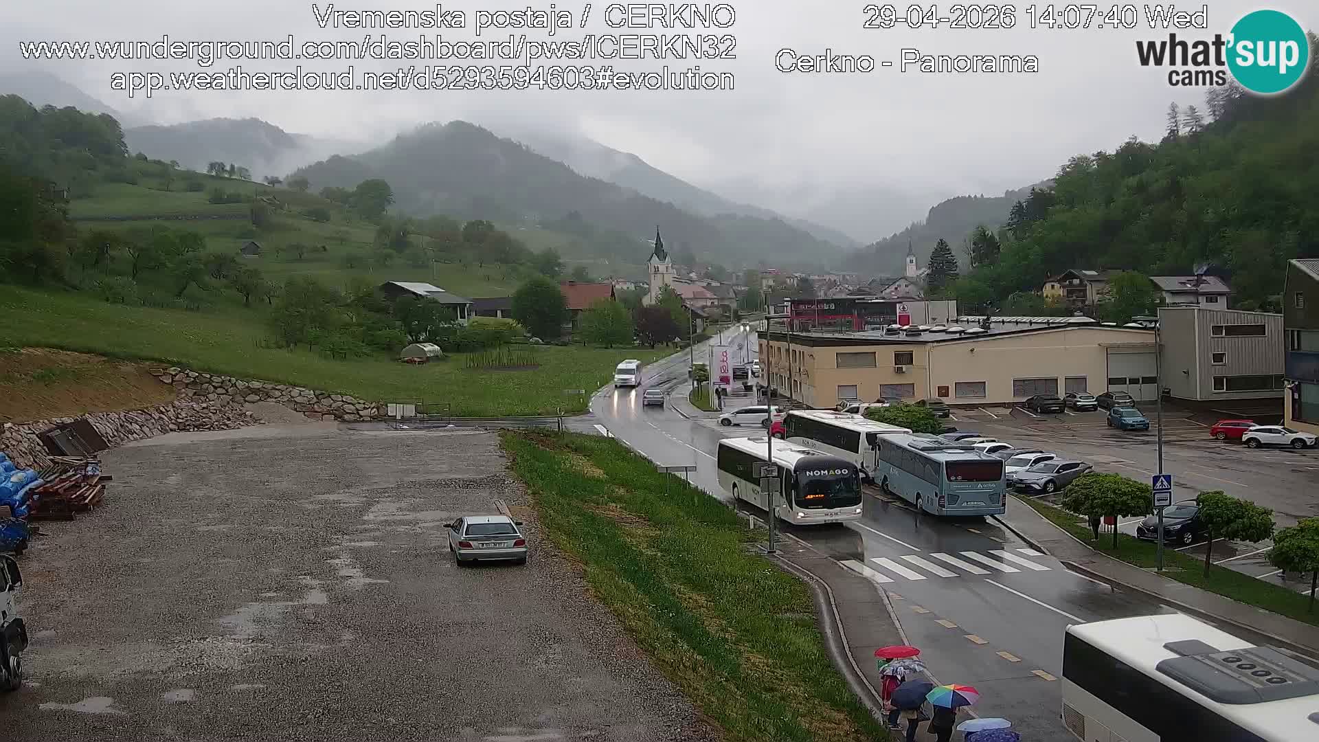 Cerkno ulaz u grad – Kamera uživo