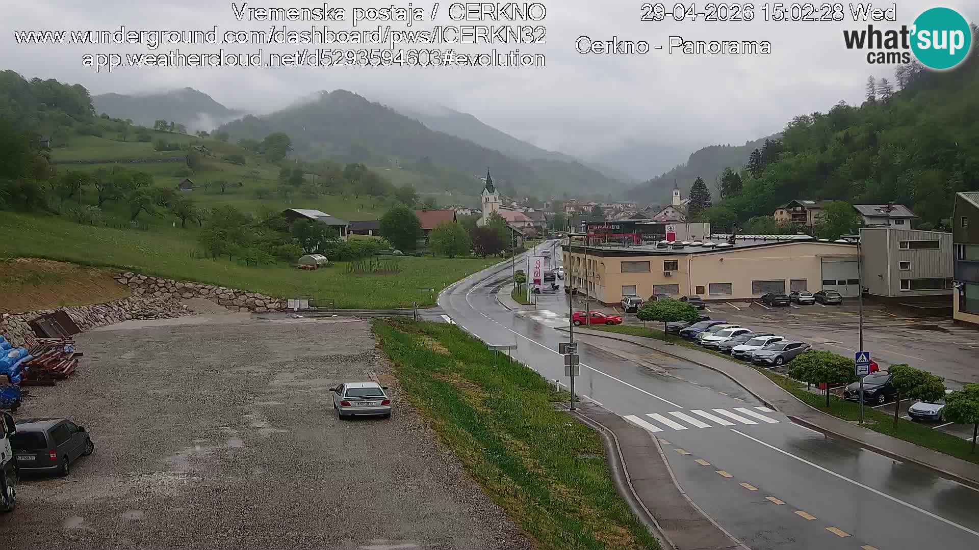 Cerkno ulaz u grad – Kamera uživo