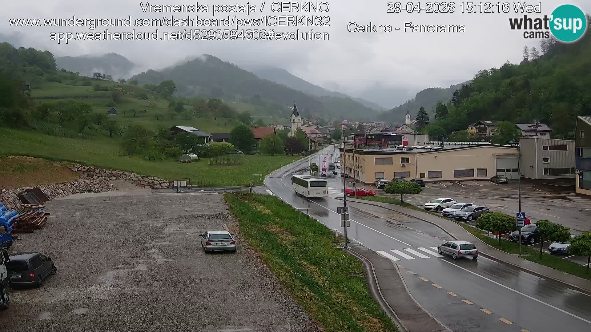 Cerkno ulaz u grad – Kamera uživo