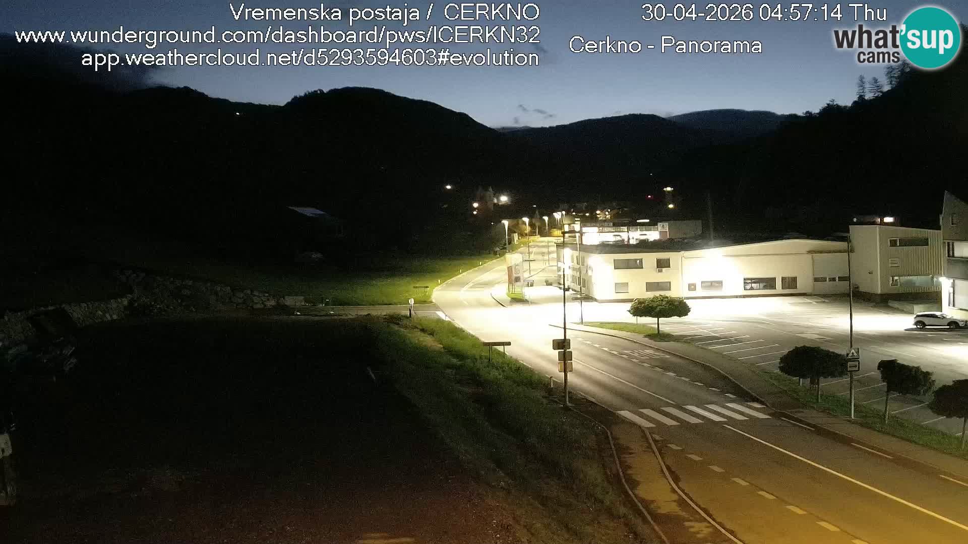 Cerkno ulaz u grad – Kamera uživo