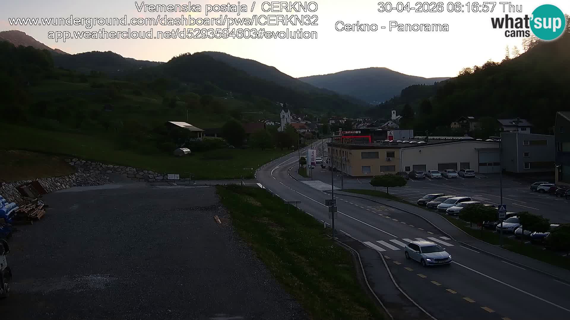 Webcam Ingresso Città di Cerkno