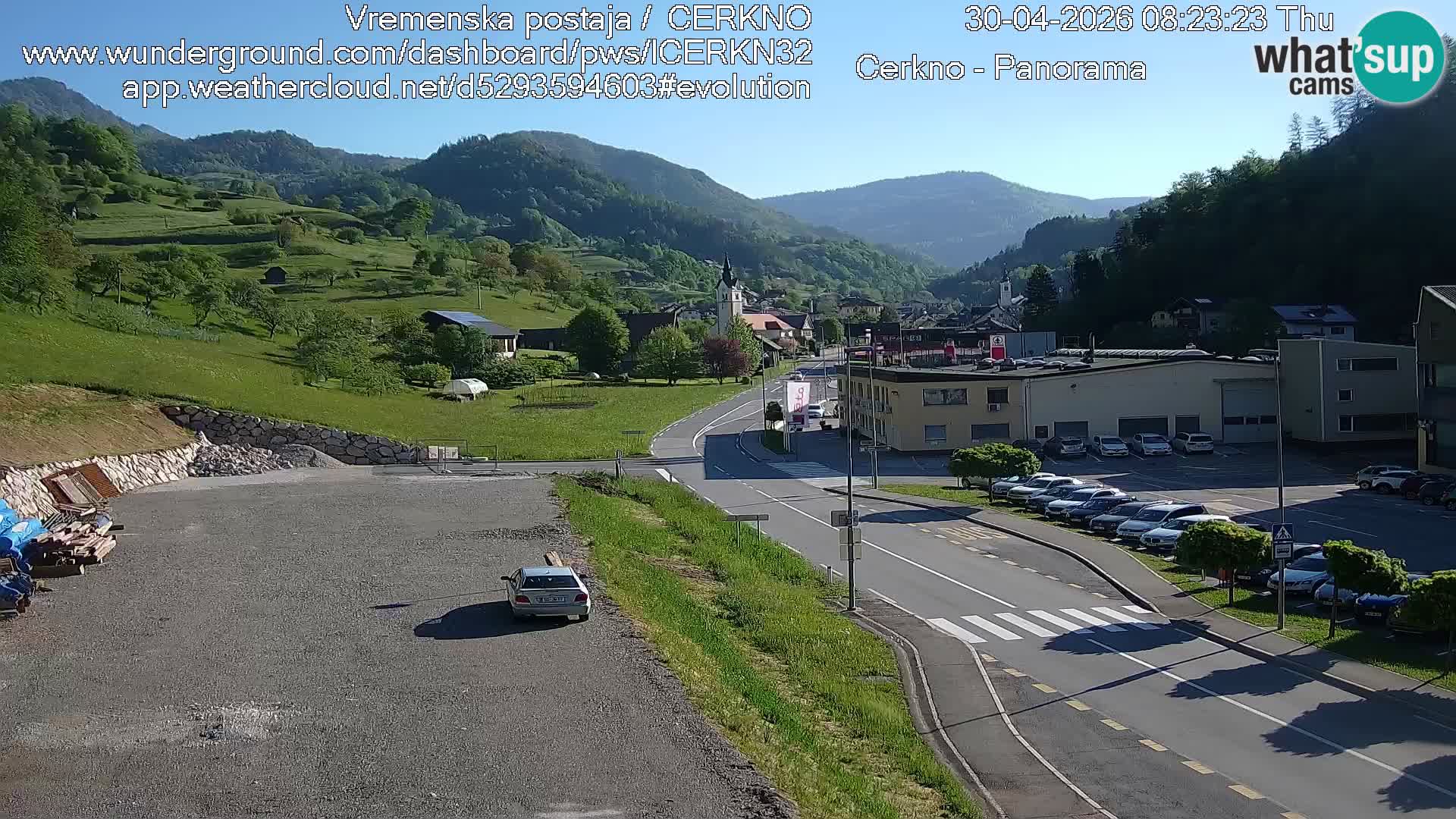 Webcam Ingresso Città di Cerkno