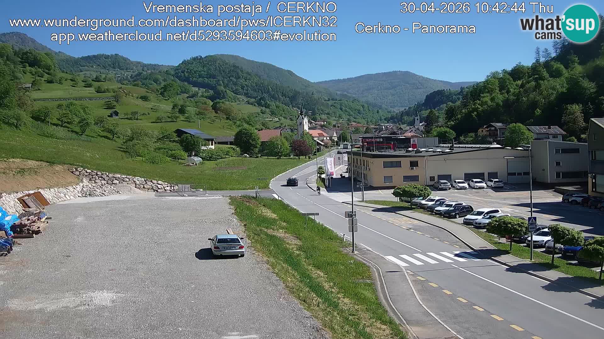 Cerkno Stadteingang Live-Webcam
