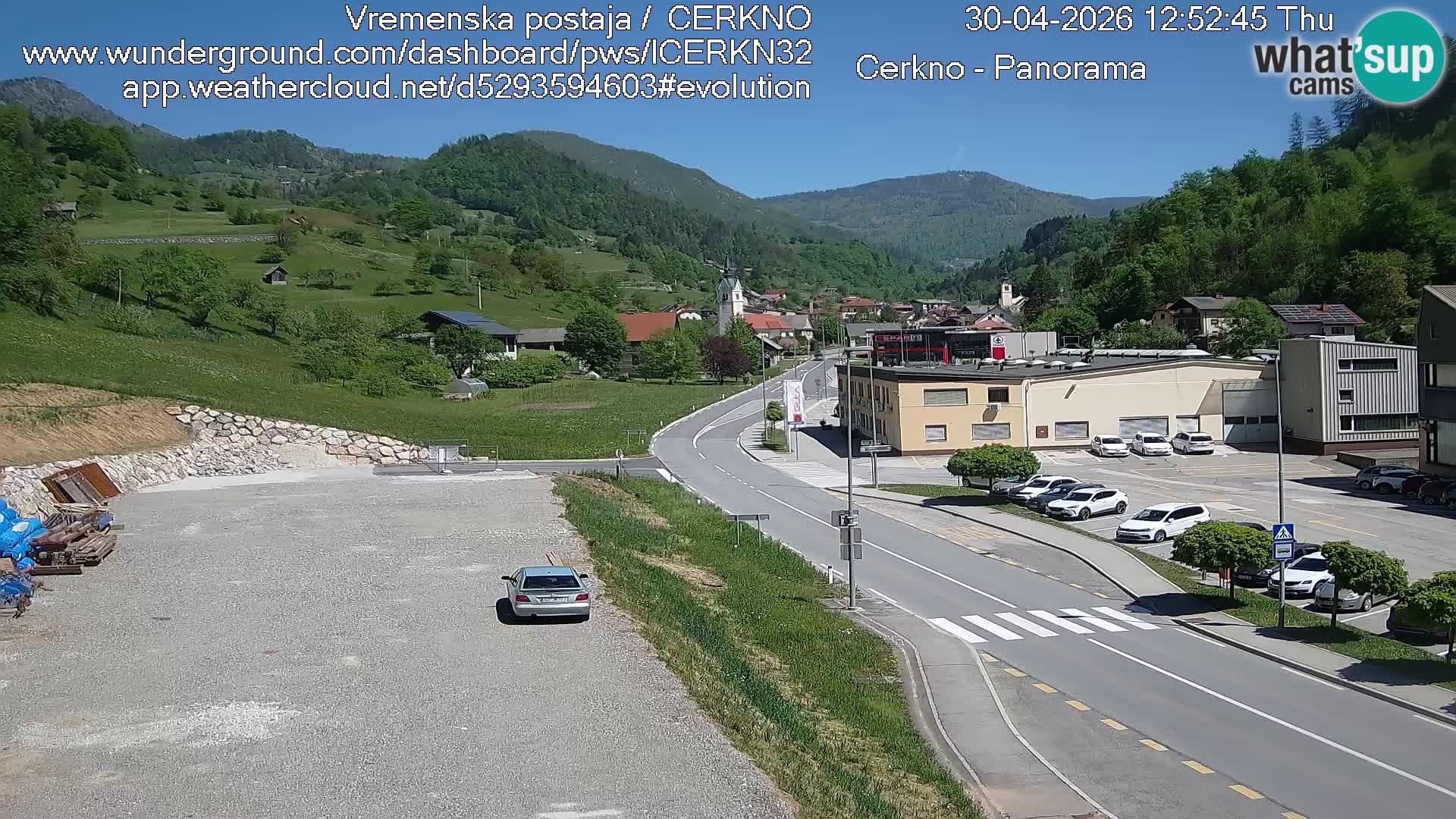 Cerkno Stadteingang Live-Webcam
