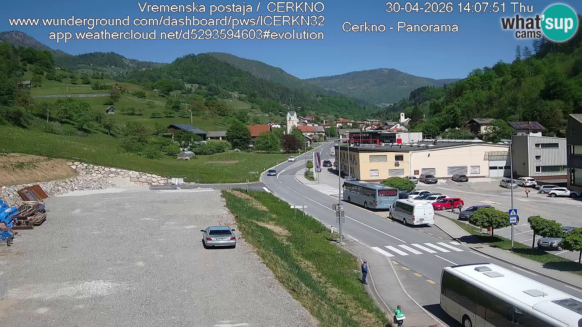 Webcam Ingresso Città di Cerkno