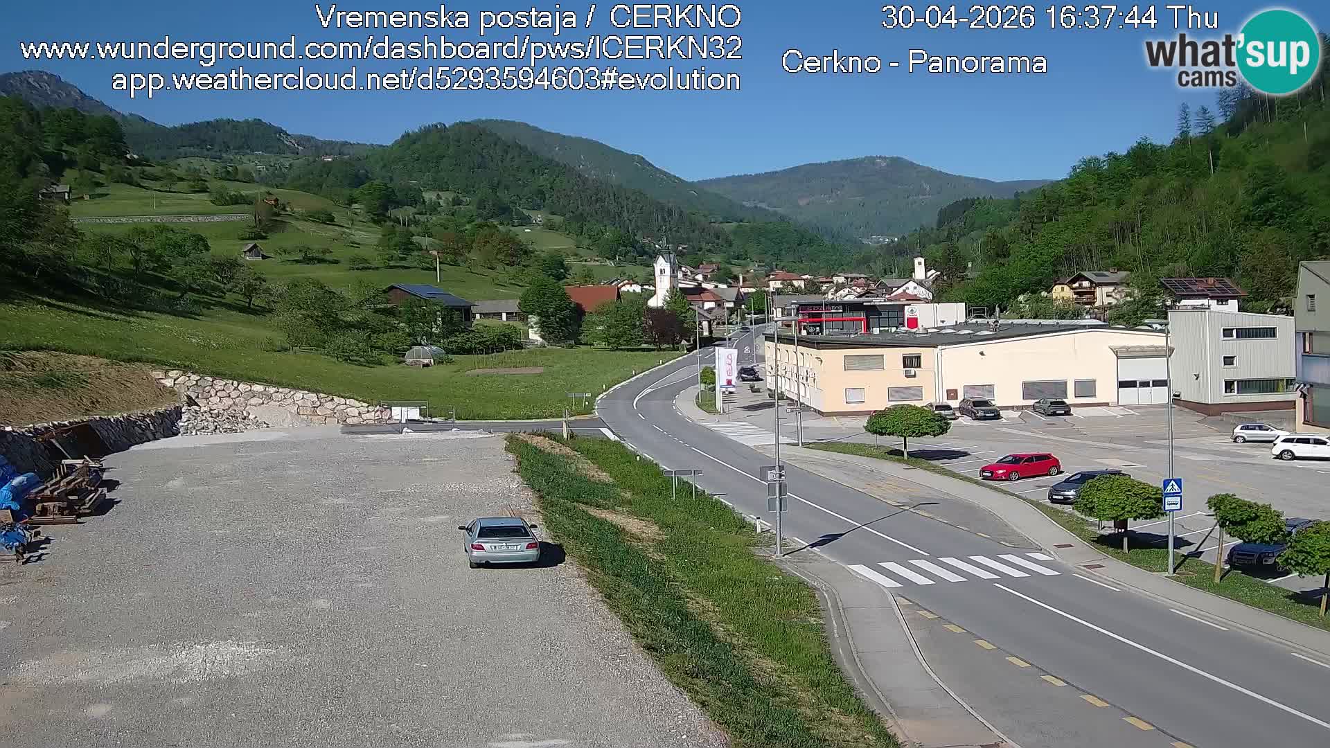 Cerkno Stadteingang Live-Webcam