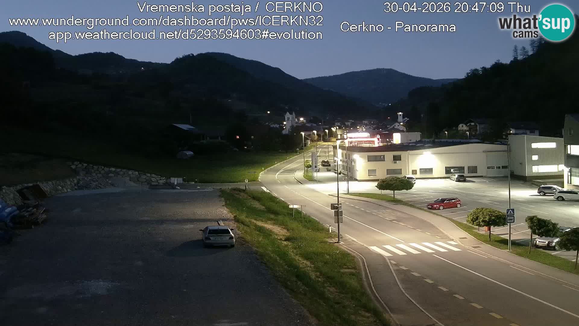 Cerkno Stadteingang Live-Webcam