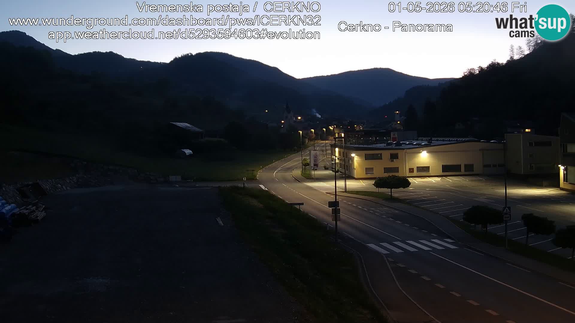 Webcam Ingresso Città di Cerkno