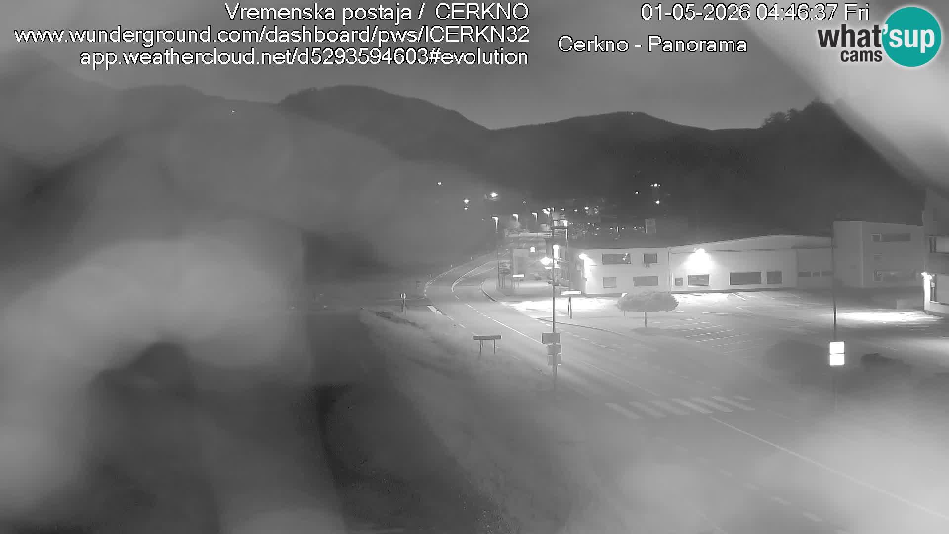 Cerkno entrada a la ciudad Webcam en vivo