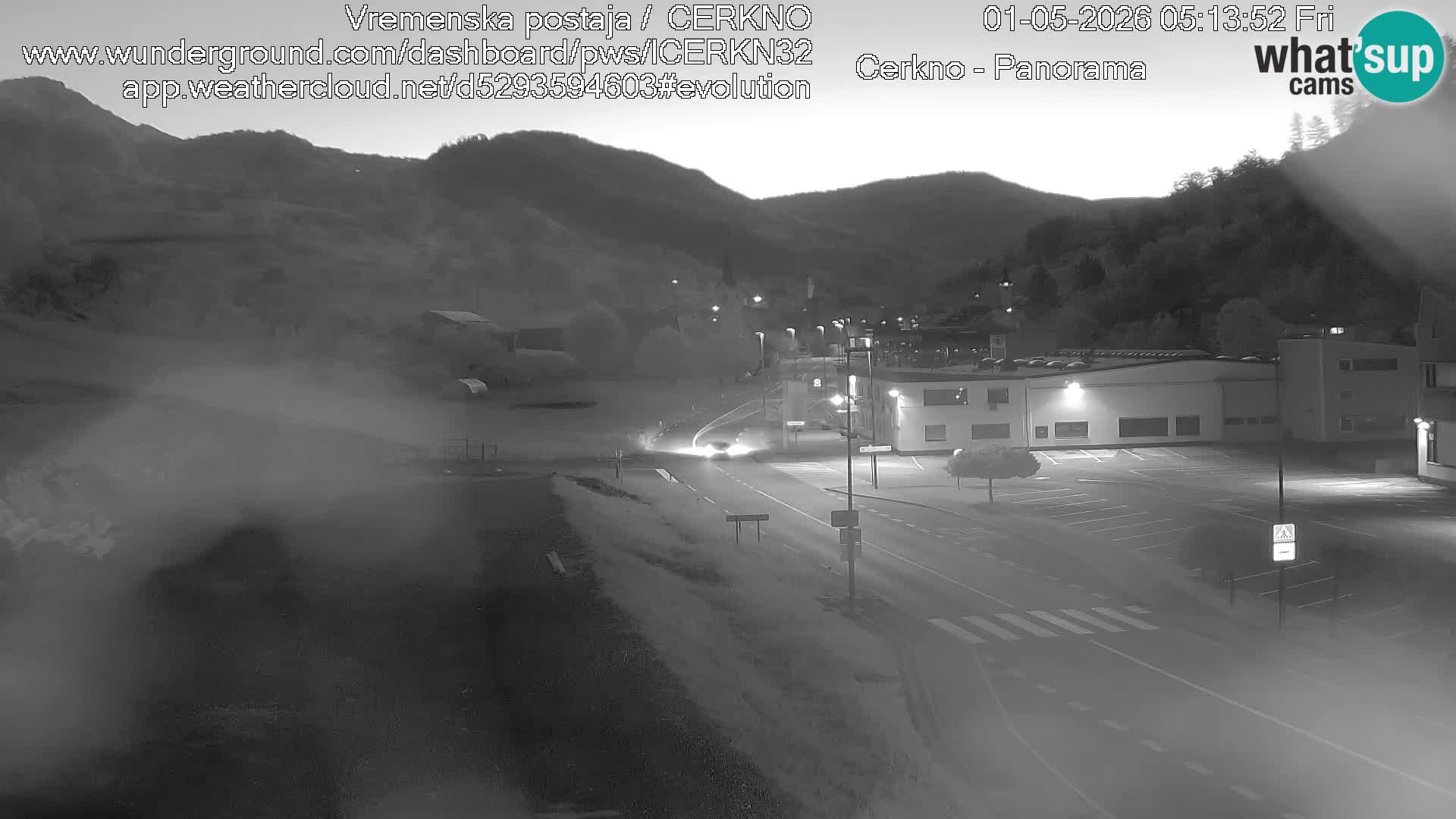 Cerkno ulaz u grad – Kamera uživo